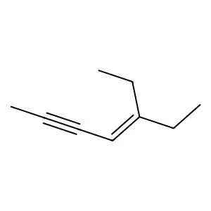 4-Hepten-2-yne, 5-ethyl- structure