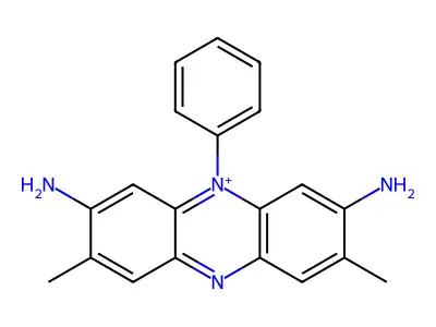 3,7-Dimethyl-10-phenylphenazin-10-ium-2,8-diamine structure