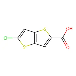 5-Chlorothieno(3,2-b)thiophene-2-carboxylic acid structure