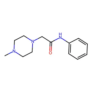 2-(4-methylpiperazin-1-yl)-N-phenylacetamide structure