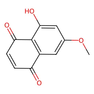 1,4-Naphthalenedione, 5-hydroxy-7-methoxy- structure