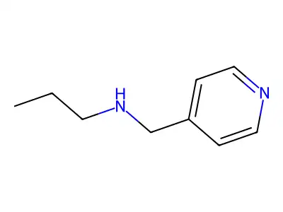 N-(pyridin-4-ylmethyl)propan-1-amine structure