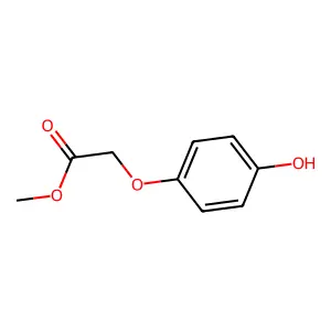 Methyl 2-(4-hydroxyphenoxy)acetate structure