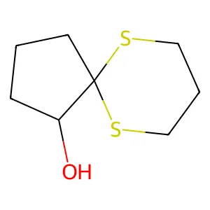 6,10-Dithiaspiro(4.5)decan-1-ol structure
