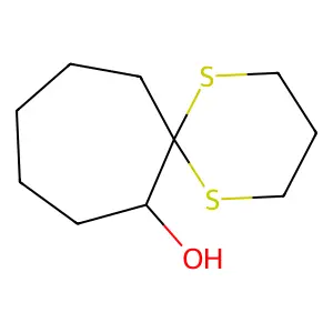 1,5-Dithiaspiro[5.6]dodecan-7-ol structure