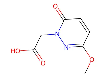 (3-Methoxy-6-oxopyridazin-1(6H)-yl)acetic acid structure
