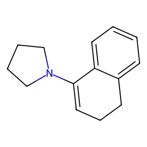 Pyrrolidine, 1-(3,4-dihydro-1-naphthalenyl)- structure