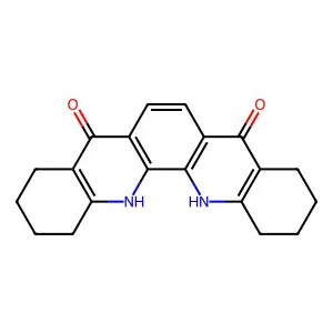 1,2,3,4,9,10,11,12,13,14-Decahydroquinolino[3,2-c]acridine-5,8-dione structure
