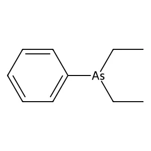 Arsine, diethylphenyl- structure