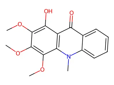 Normelicopicine structure