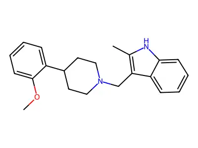 3-{[4-(2-methoxyphenyl)piperidino]methyl}-2-methyl-1H-indole structure