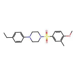 1-(4-Ethylphenyl)-4-(4-methoxy-3-methylphenyl)sulfonylpiperazine structure