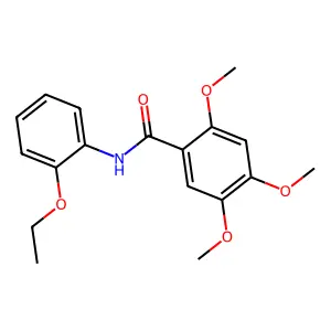 N-(2-ethoxyphenyl)-2,4,5-trimethoxybenzamide structure