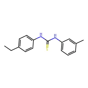 1-(4-Ethylphenyl)-3-(3-methylphenyl)thiourea structure