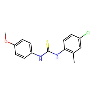 1-(4-Chloro-2-methylphenyl)-3-(4-methoxyphenyl)thiourea structure