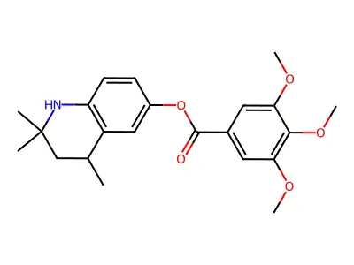 2,2,4-Trimethyl-1,2,3,4-tetrahydroquinolin-6-yl 3,4,5-trimethoxybenzoate structure