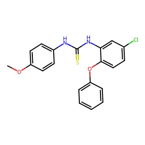 1-(5-Chloro-2-phenoxyphenyl)-3-(4-methoxyphenyl)thiourea structure