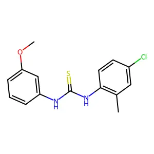 1-(4-Chloro-2-methylphenyl)-3-(3-methoxyphenyl)thiourea structure