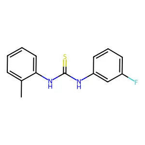 1-(3-Fluorophenyl)-3-(2-methylphenyl)thiourea structure