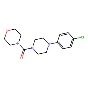 [4-(4-Chlorophenyl)piperazin-1-yl](morpholin-4-yl)methanone structure