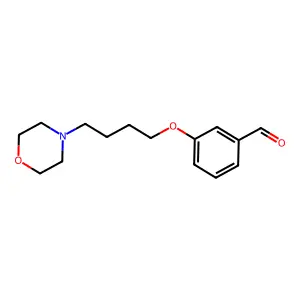 3-(4-Morpholin-4-ylbutoxy)benzaldehyde structure