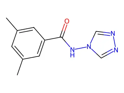 3,5-dimethyl-N-(1,2,4-triazol-4-yl)benzamide structure