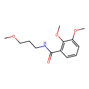2,3-dimethoxy-N-(3-methoxypropyl)benzamide structure