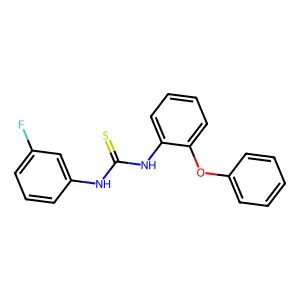 1-(3-Fluorophenyl)-3-(2-phenoxyphenyl)thiourea structure