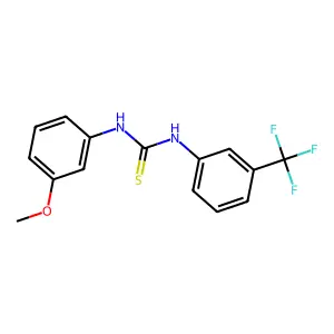 1-(3-Methoxyphenyl)-3-[3-(trifluoromethyl)phenyl]thiourea structure