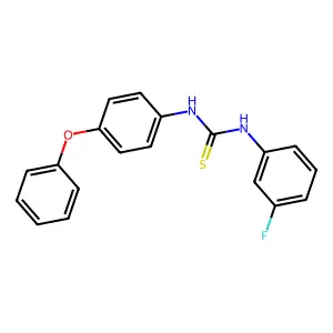 1-(3-Fluorophenyl)-3-(4-phenoxyphenyl)thiourea structure