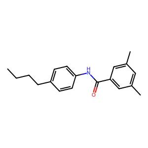 N-(4-butylphenyl)-3,5-dimethylbenzamide structure