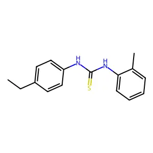 1-(4-Ethylphenyl)-3-(2-methylphenyl)thiourea structure