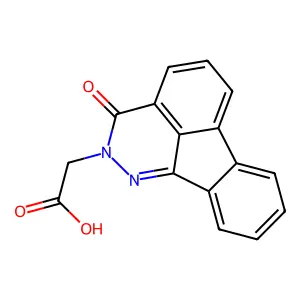 (3-oxoindeno[1,2,3-de]phthalazin-2(3H)-yl)acetic acid structure