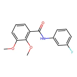 N-(3-fluorophenyl)-2,3-dimethoxybenzamide structure