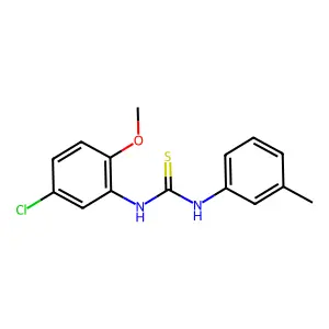 1-(5-Chloro-2-methoxyphenyl)-3-(3-methylphenyl)thiourea structure