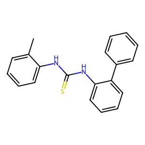 1-Biphenyl-2-yl-3-(2-methylphenyl)thiourea structure