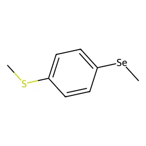 Benzene, 1-(methylseleno)-4-(methylthio)- structure