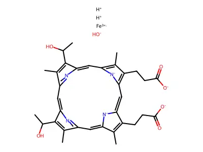 Hematoferriheme structure