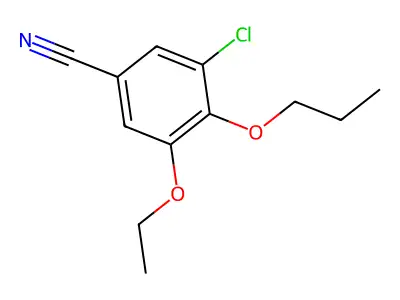 3-氯-5-乙氧基-4-丙氧基腈 structure