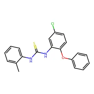 1-(5-Chloro-2-phenoxyphenyl)-3-(2-methylphenyl)thiourea structure