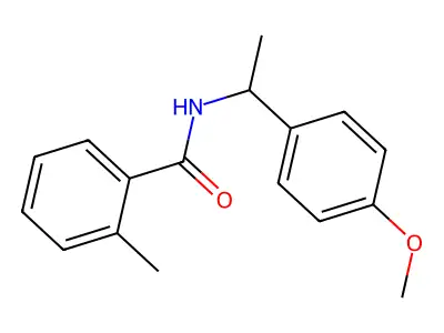N-[1-(4-methoxyphenyl)ethyl]-2-methylbenzamide structure