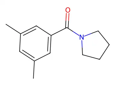 (3,5-Dimethylphenyl)(pyrrolidin-1-yl)methanone structure