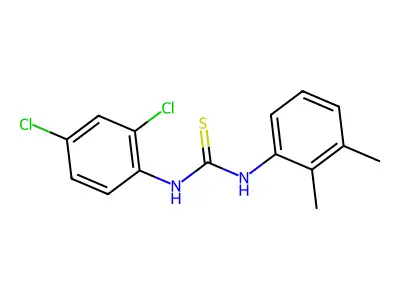 1-(2,4-Dichlorophenyl)-3-(2,3-dimethylphenyl)thiourea structure