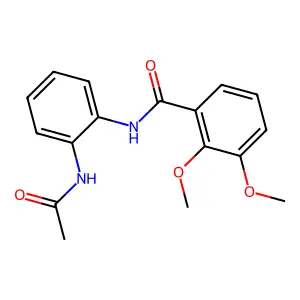 N-(2-acetamidophenyl)-2,3-dimethoxybenzamide structure