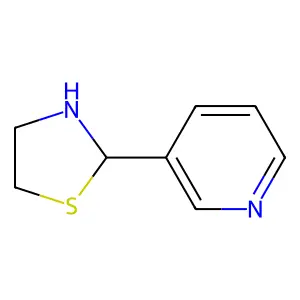 Pyridine, 3-(2-thiazolidinyl)- structure