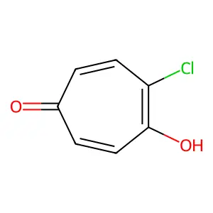 4-Chloro-5-hydroxycyclohepta-2,4,6-trien-1-one structure