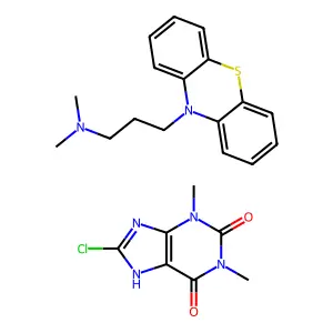 Promethazine theoclate structure