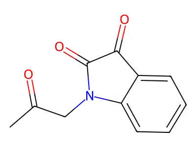 1H-Indole-2,3-dione, 1-(2-oxopropyl)- structure