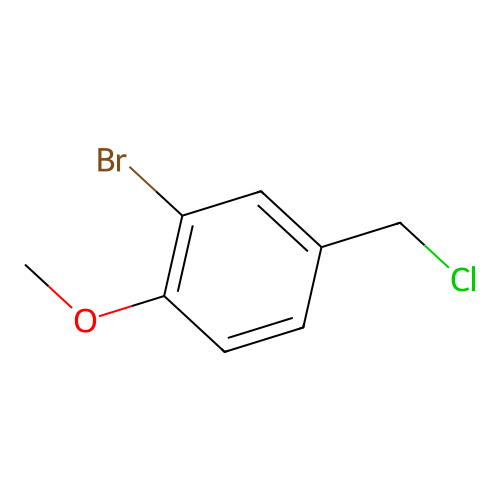 2-Bromo-4-(chloromethyl)-1-methoxybenzene structure