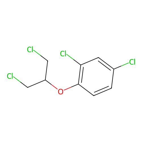 1,3-Dichloro-2-(2,4-dichlorophenoxy)propane structure